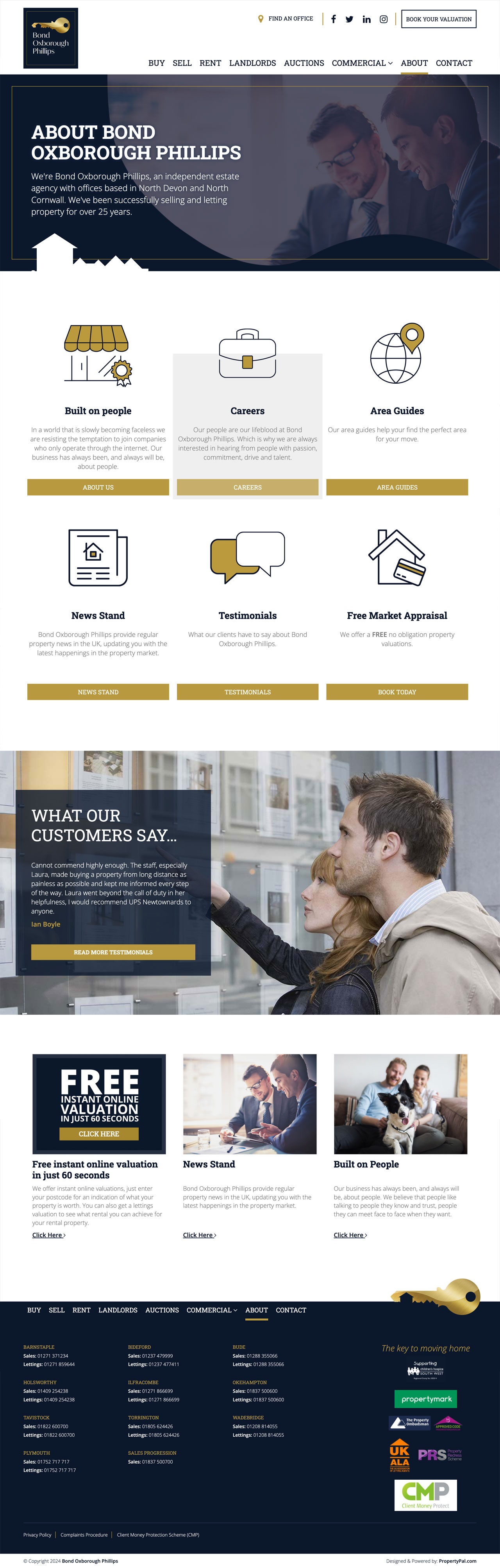 About Estate Agents in North Devon and North Cormwall