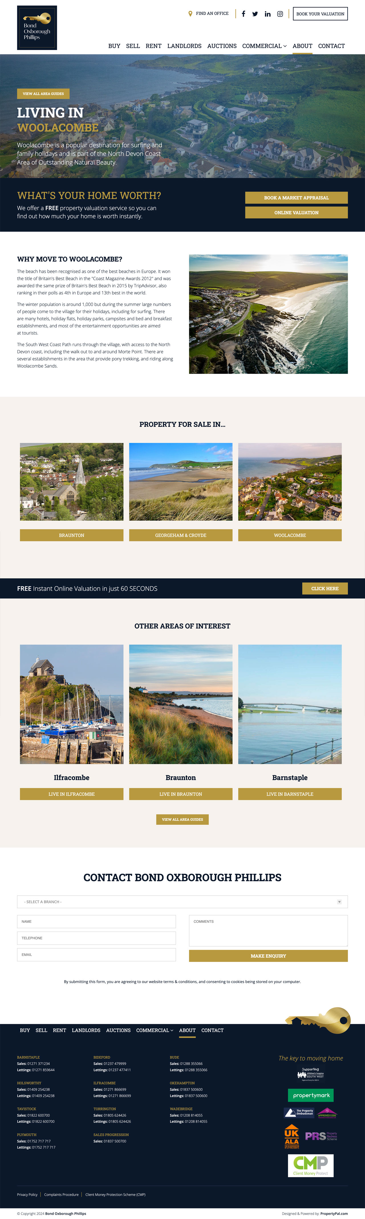 Living in Woolacombe