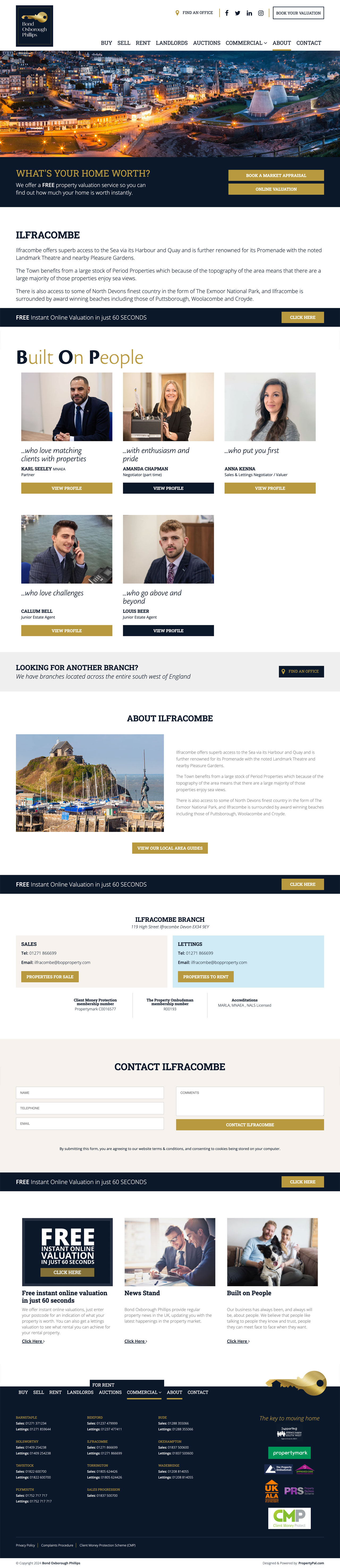 Estate Agents Ilfracombe