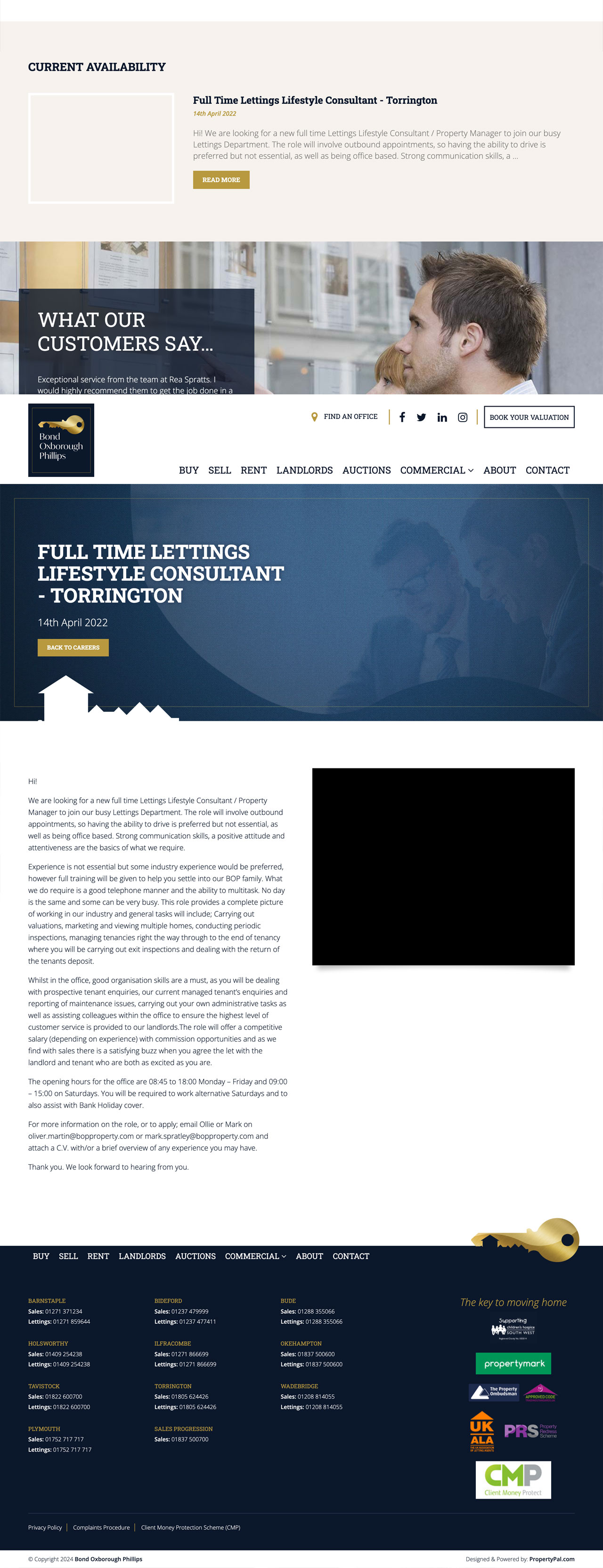 Careers at Bond Oxborough Phillips