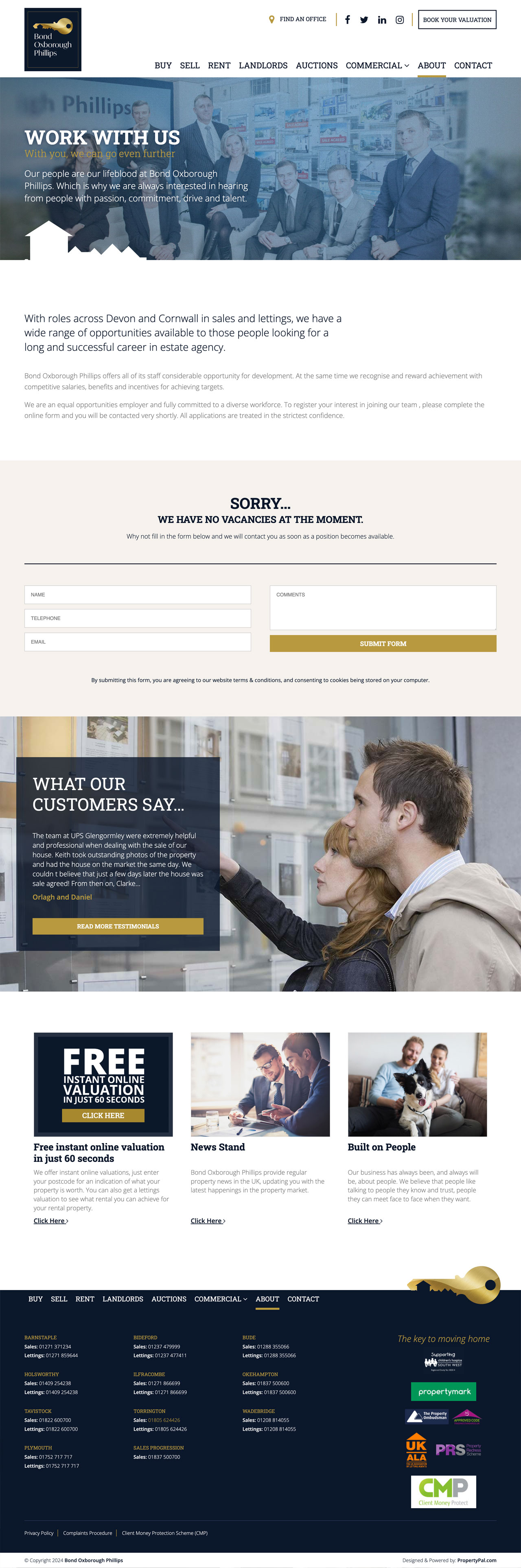 Careers at Bond Oxborough Phillips