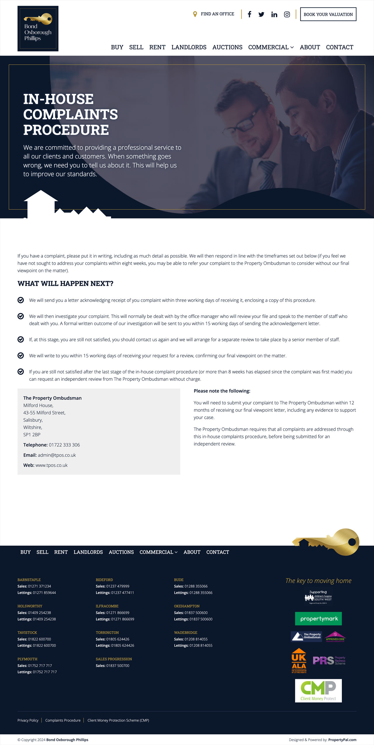 Complaints Procedure