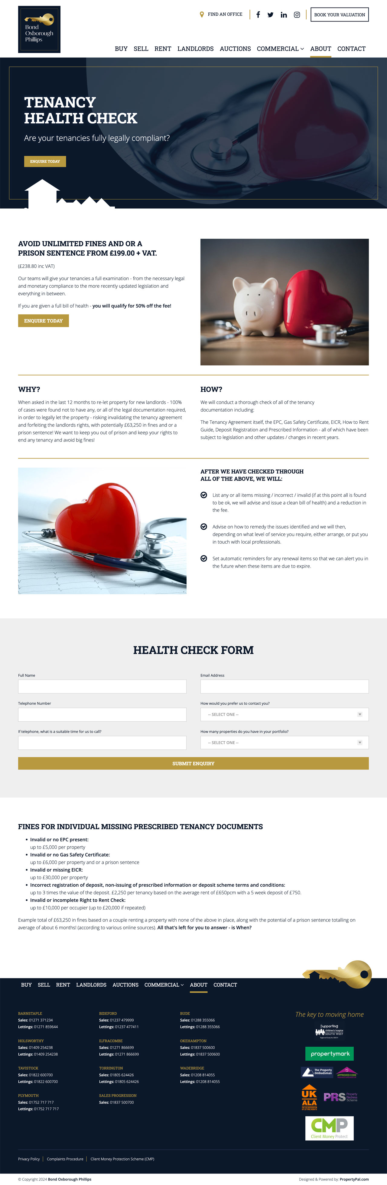 Tenancy Health Check Torrington